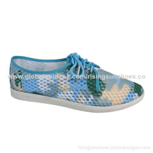 Athletic Shoes with Fabric + Mesh Upper, OEM Welcome